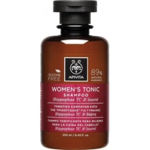 APIVITA Women's Tonic Shampoo Τονωτικό Σαμπουάν κατά της τριχόπτωσης για γυναίκες με ιπποφαές & δάφνη 250 ml