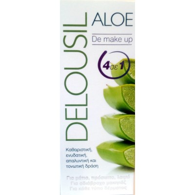 Delousil Aloe  De Make Up 4 σε 1 Ντεμακιγιάζ με αλόη 300ml